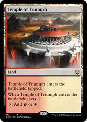 Temple of Triumph [Phyrexia: All Will Be One Commander] | Gam3 Escape