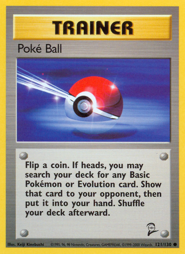 Poke Ball (121/130) [Base Set 2] | Gam3 Escape