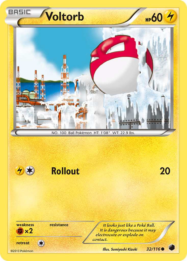 Voltorb (32/116) [Black & White: Plasma Freeze] | Gam3 Escape