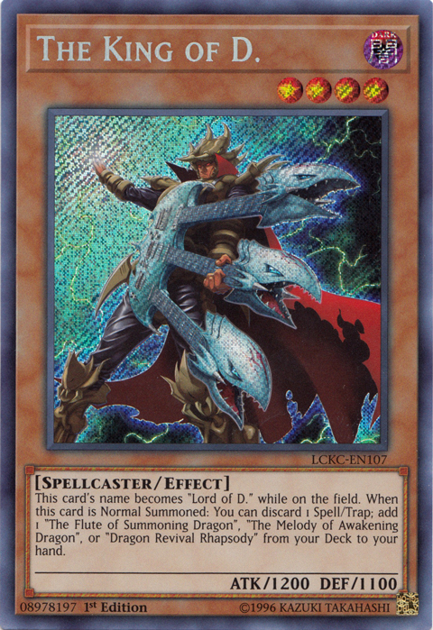 The King of D. [LCKC-EN107] Secret Rare | Gam3 Escape