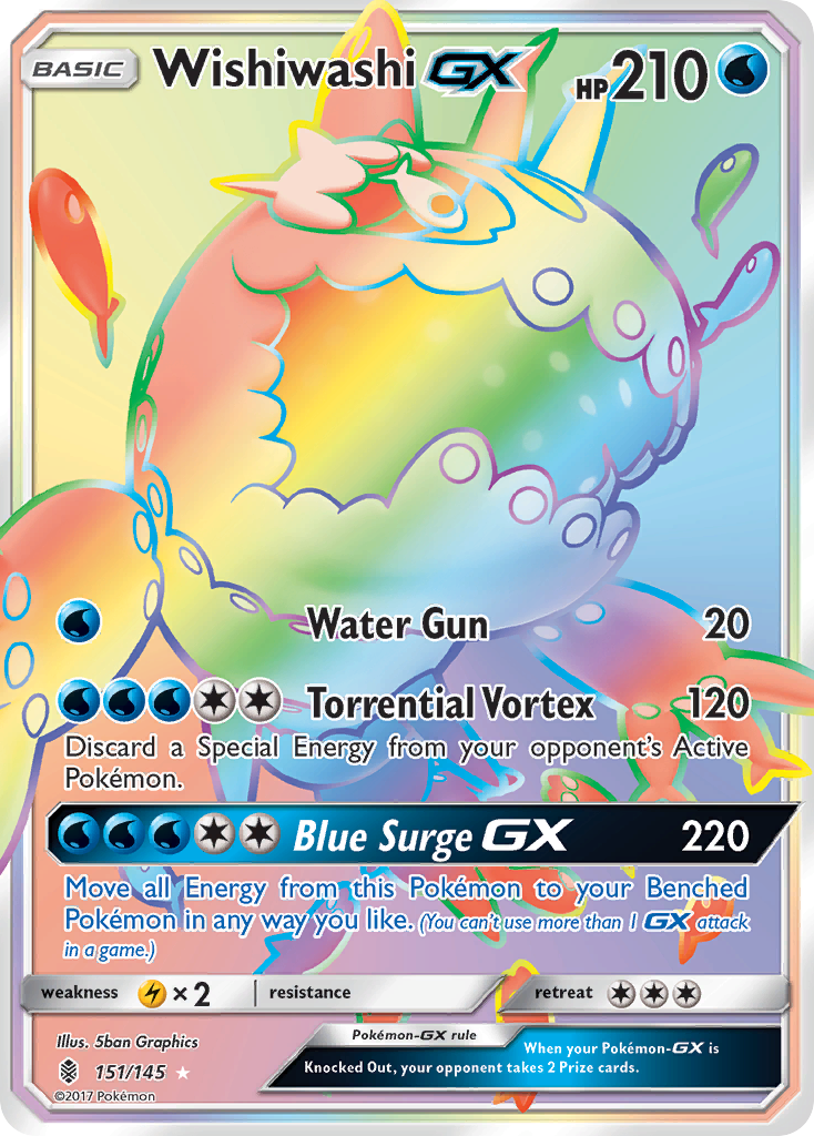 Wishiwashi GX (151/145) [Sun & Moon: Guardians Rising] | Gam3 Escape