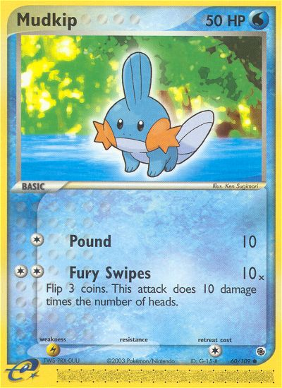 Mudkip (60/109) [EX: Ruby & Sapphire] | Gam3 Escape