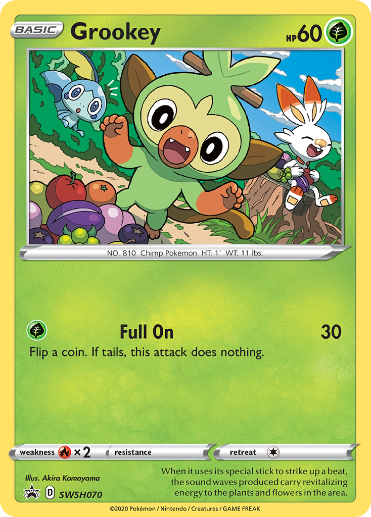 Grookey (SWSH070) [Sword & Shield: Black Star Promos] | Gam3 Escape