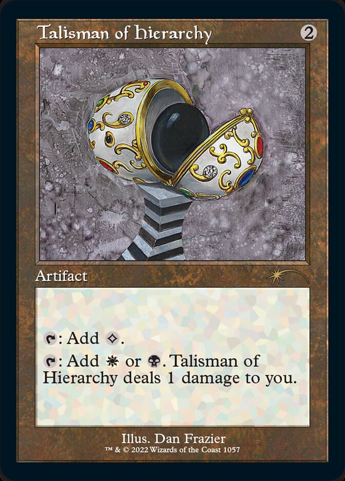 Talisman of Hierarchy (Foil Etched) [Secret Lair Drop Series] | Gam3 Escape