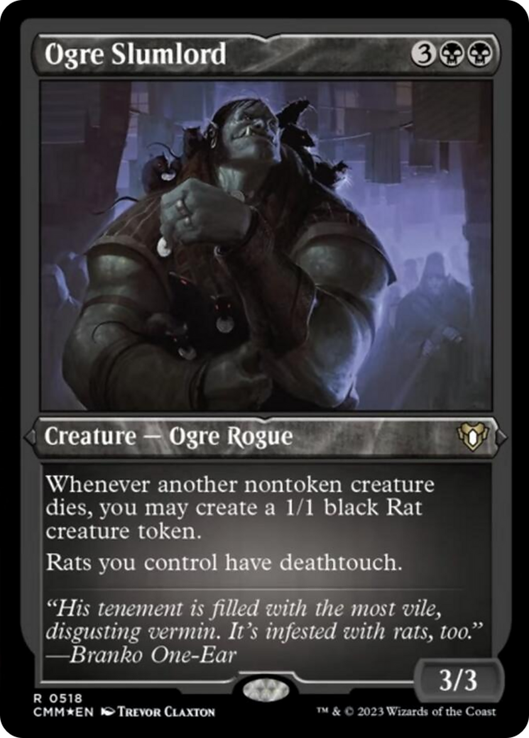 Ogre Slumlord (Foil Etched) [Commander Masters] | Gam3 Escape