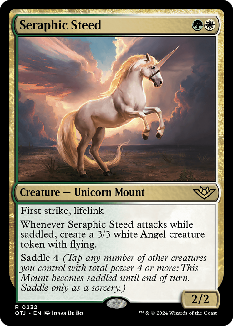 Seraphic Steed [Outlaws of Thunder Junction] | Gam3 Escape