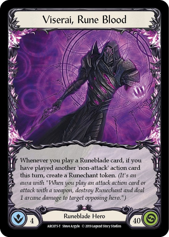 Nebula Blade // Viserai, Rune Blood [ARC077 // ARC075] (Arcane Rising) | Gam3 Escape
