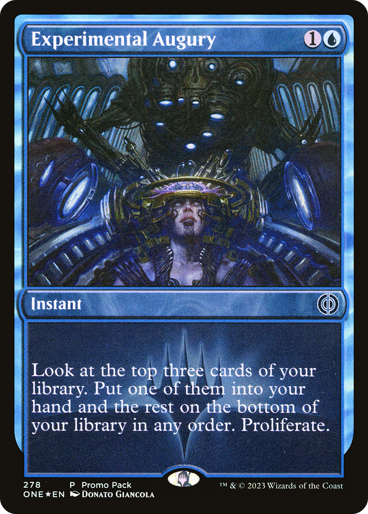 Experimental Augury (Promo Pack) [Phyrexia: All Will Be One Promos] | Gam3 Escape