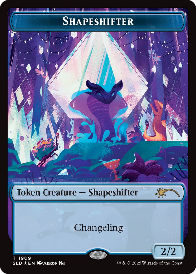 Shapeshifter Token (1909) (Double Rainbow Foil) [Secret Lair Drop Series] | Gam3 Escape