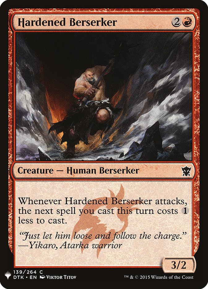 Hardened Berserker [Mystery Booster] | Gam3 Escape