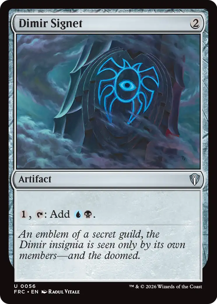 Dimir Signet [Reality Fracture Commander] | Gam3 Escape