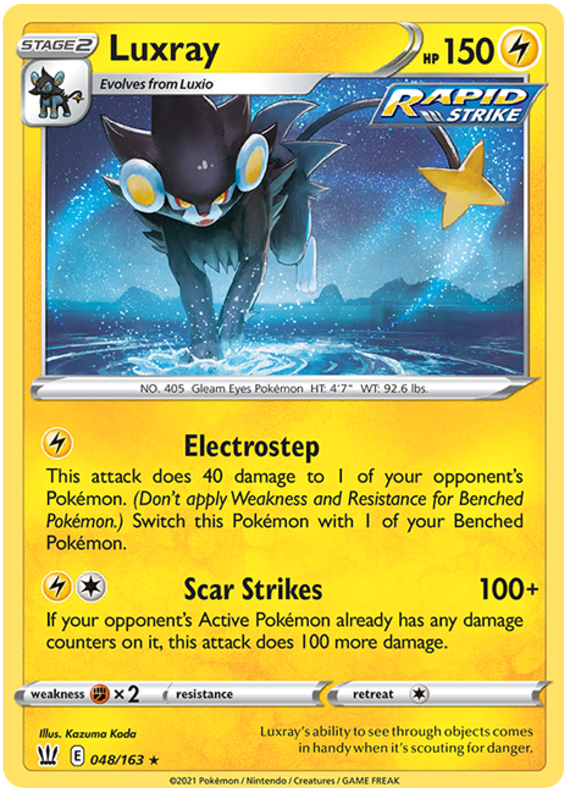 Luxray (048/163) [Sword & Shield: Battle Styles] | Gam3 Escape