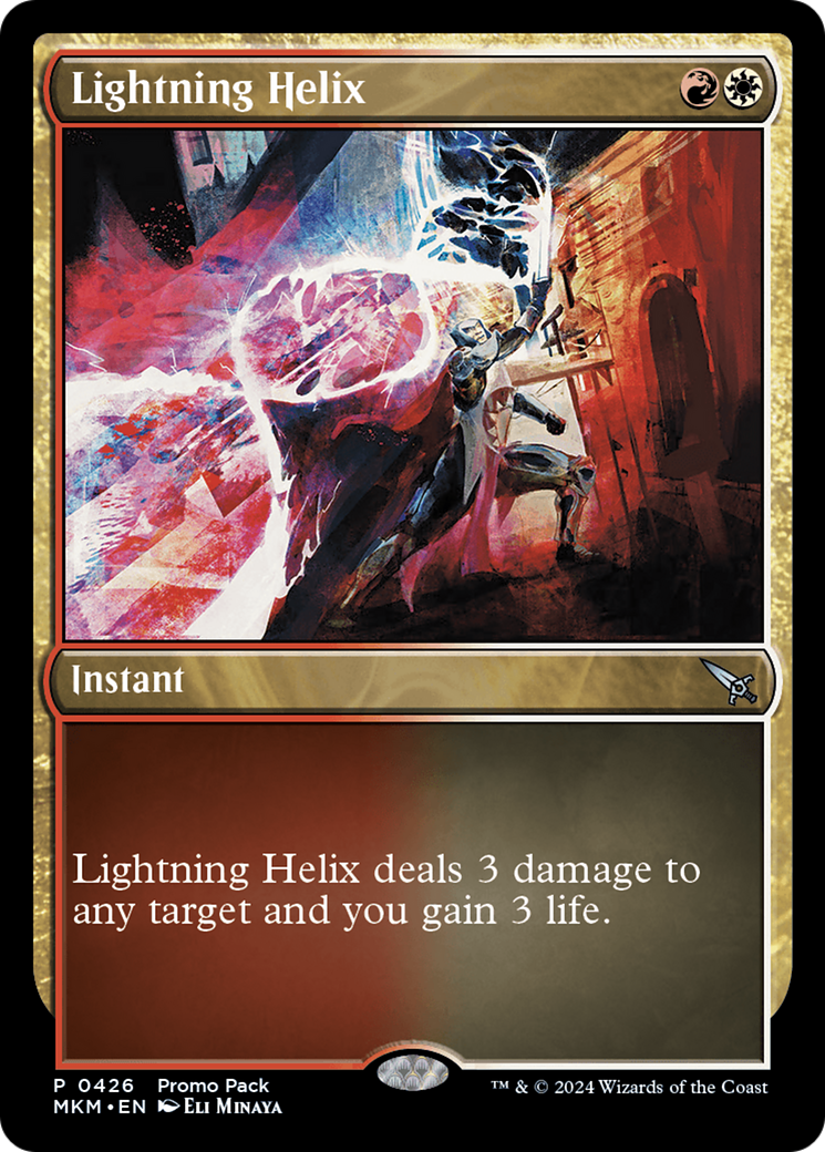 Lightning Helix (Promo Pack) [Murders at Karlov Manor Promos] | Gam3 Escape