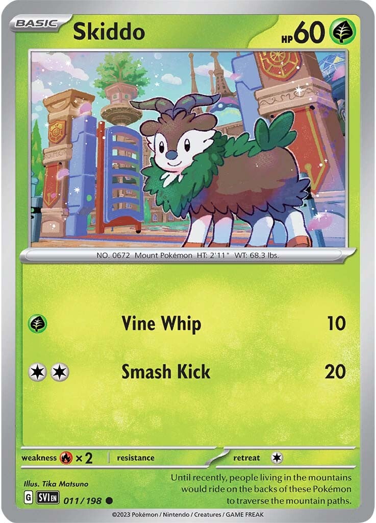 Skiddo (011/198) [Scarlet & Violet: Base Set] | Gam3 Escape