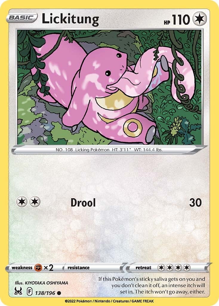 Lickitung (138/196) [Sword & Shield: Lost Origin] | Gam3 Escape