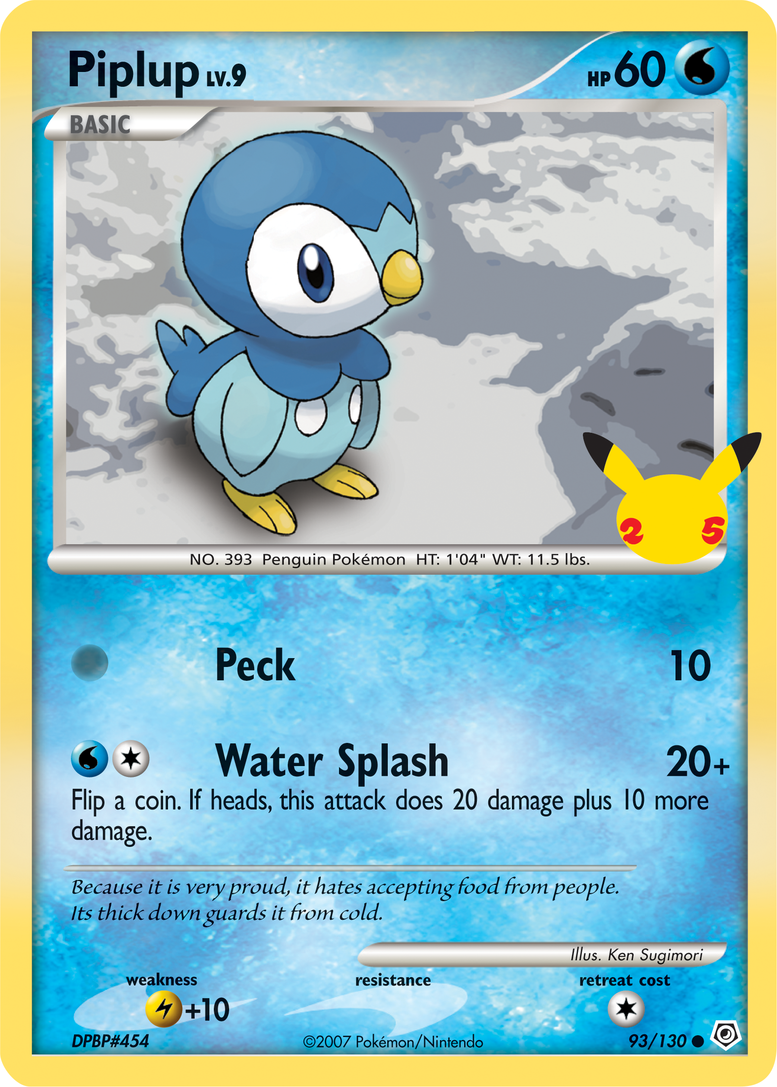 Piplup (93/130) (Jumbo Card) [First Partner Pack] | Gam3 Escape