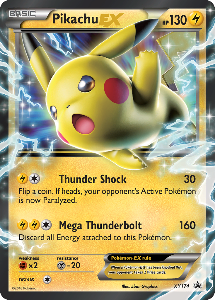 Pikachu EX (XY174) [XY: Black Star Promos] | Gam3 Escape