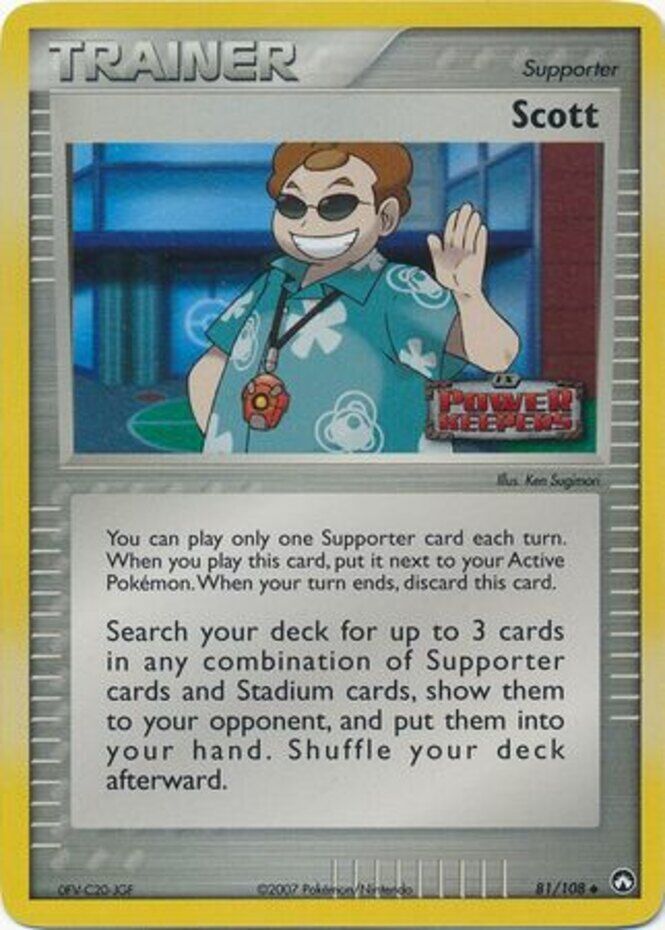Scott (81/108) (Stamped) [EX: Power Keepers] | Gam3 Escape