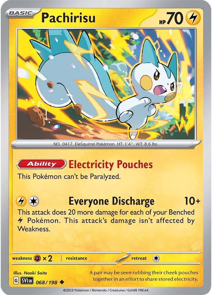 Pachirisu (068/198) [Scarlet & Violet: Base Set] | Gam3 Escape