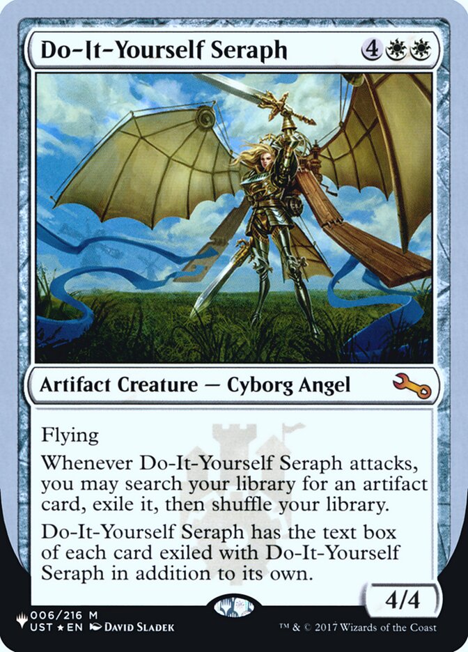 Do-It-Yourself Seraph (Unfinity Foil Edition) [The List] | Gam3 Escape