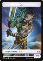 Phyrexian Goblin // Cat Double-Sided Token [Phyrexia: All Will Be One Tokens] | Gam3 Escape