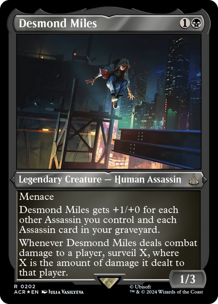 Desmond Miles (Foil Etched) [Assassin's Creed] | Gam3 Escape