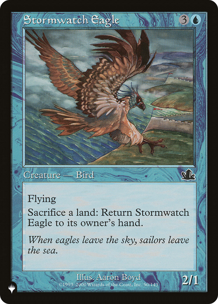 Stormwatch Eagle [The List] | Gam3 Escape