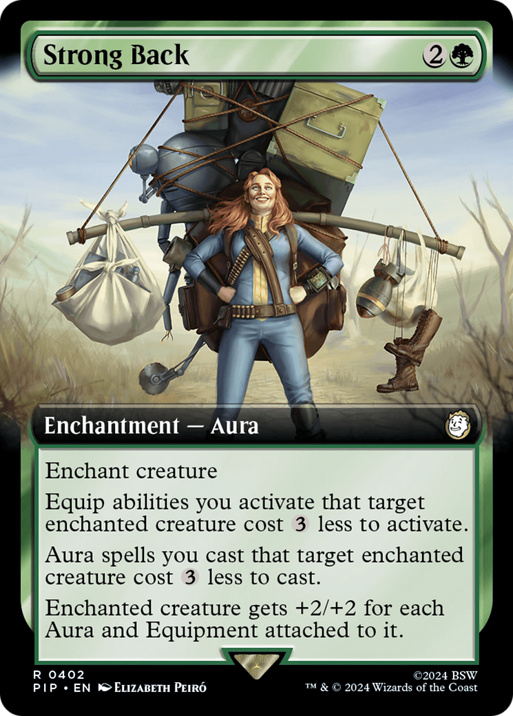 Strong Back (Extended Art) (Surge Foil) [Fallout] | Gam3 Escape