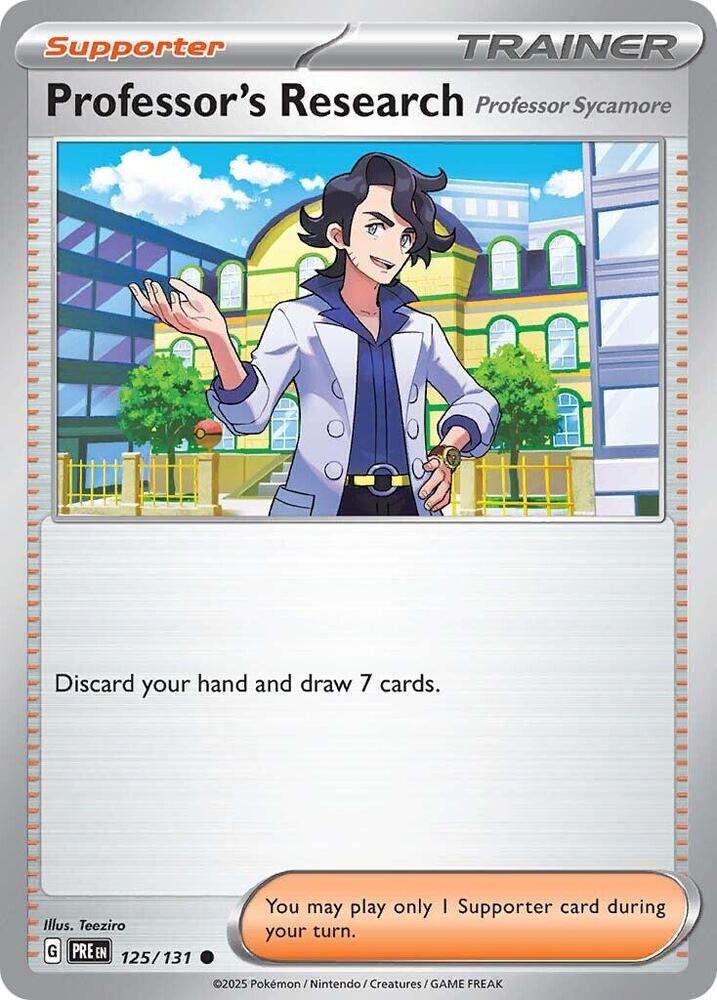 Professor's Research (125/131) [Professor Sycamore] [Scarlet & Violet: Prismatic Evolutions] | Gam3 Escape