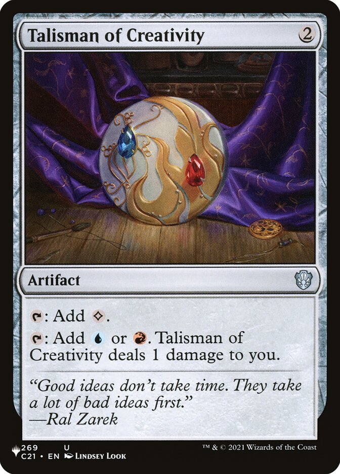 Talisman of Creativity [Secret Lair: Heads I Win, Tails You Lose] | Gam3 Escape