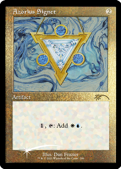 Azorius Signet (Retro) (Foil Etched) [Secret Lair Drop Series] | Gam3 Escape