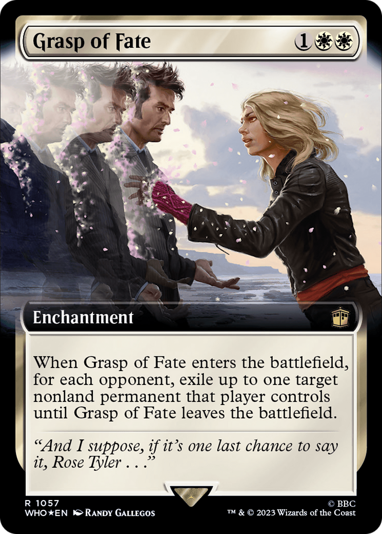 Grasp of Fate (Extended Art) (Surge Foil) [Doctor Who] | Gam3 Escape