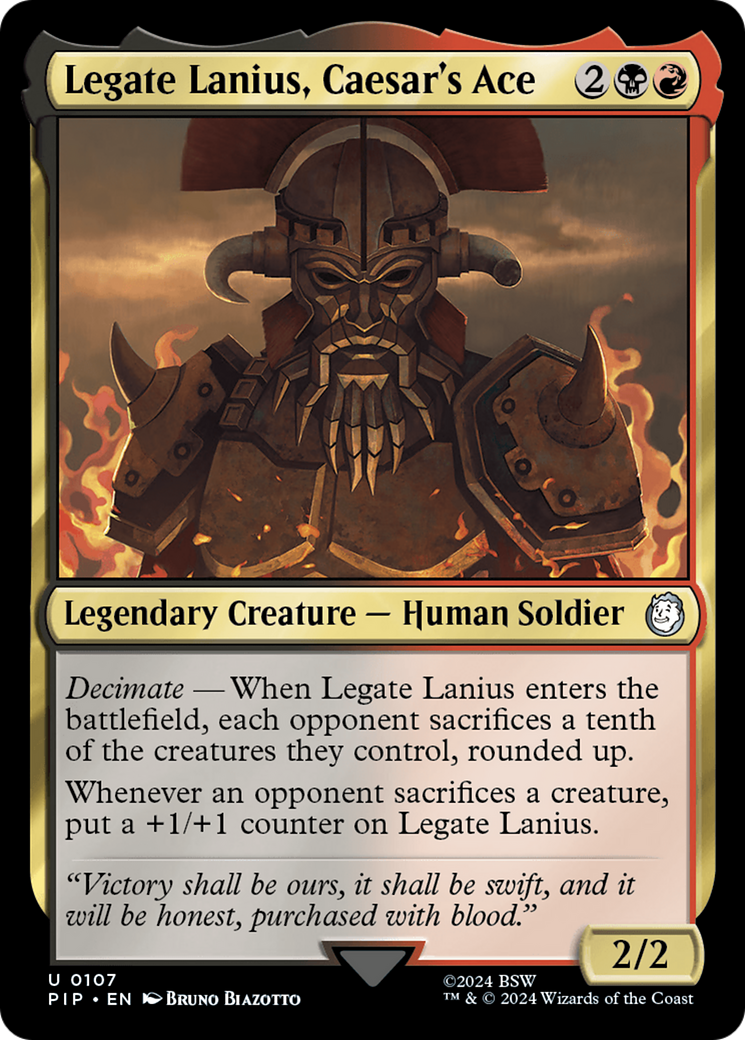 Legate Lanius, Caesar's Ace [Fallout] | Gam3 Escape