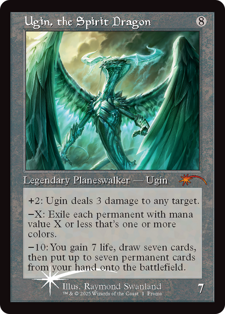 Ugin, the Spirit Dragon (Retro Frame) [Secret Lair Drop Series] | Gam3 Escape