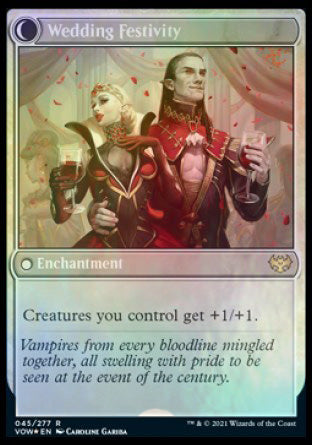 Wedding Announcement // Wedding Festivity [Innistrad: Crimson Vow Prerelease Promos] | Gam3 Escape