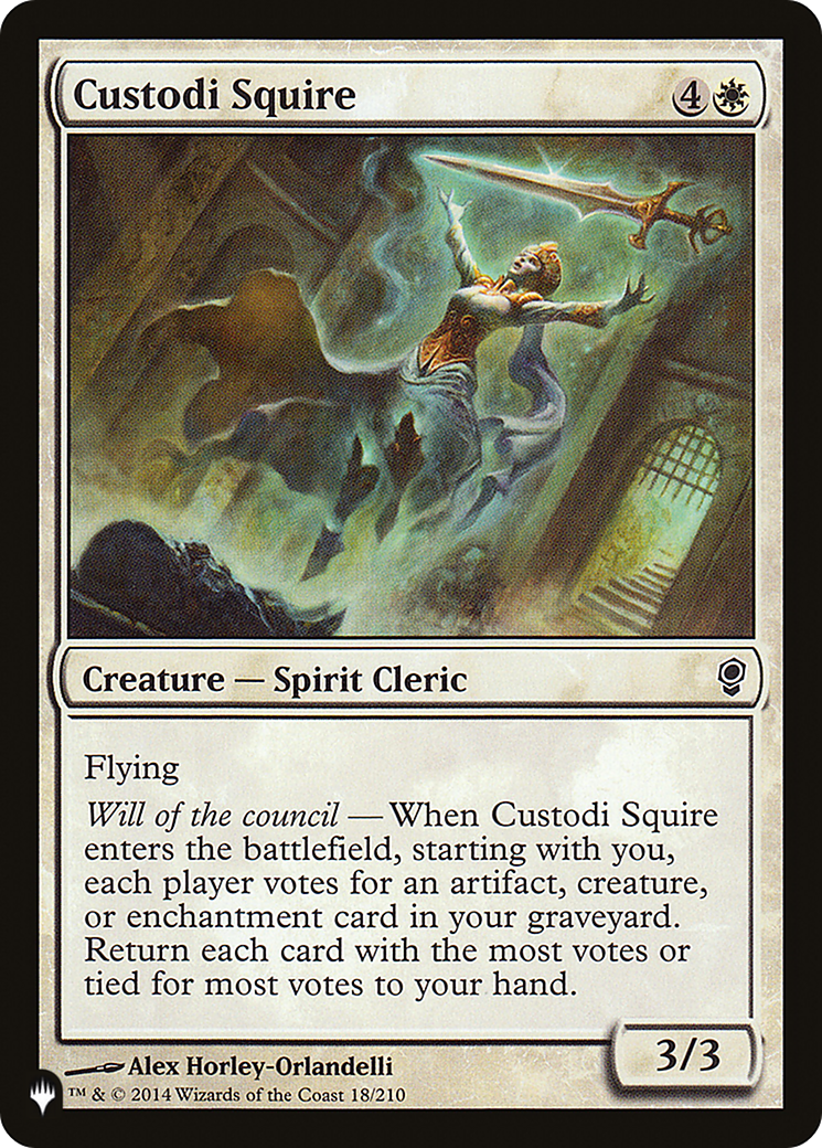 Custodi Squire [The List Reprints] | Gam3 Escape