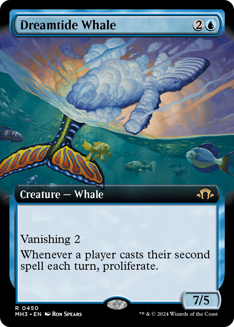 Dreamtide Whale (Extended Art) [Modern Horizons 3] | Gam3 Escape