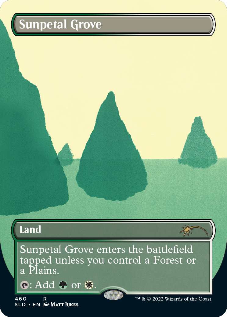 Sunpetal Grove (Borderless) [Secret Lair Drop Series] | Gam3 Escape