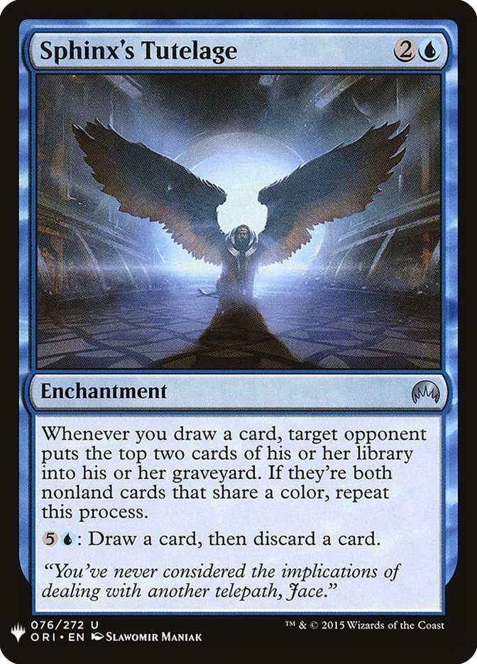 Sphinx's Tutelage [Mystery Booster] | Gam3 Escape