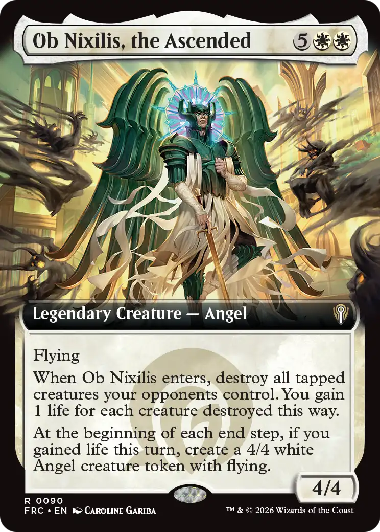 Ob Nixilis, the Ascended (Extended Art) [Reality Fracture Commander] | Gam3 Escape