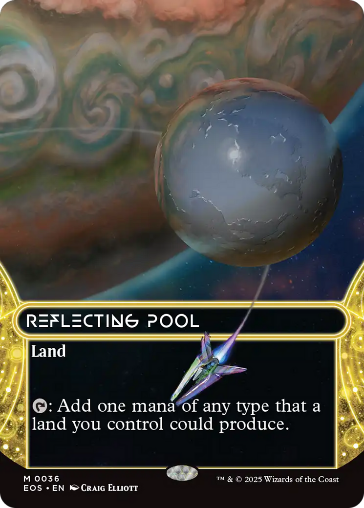 Reflecting Pool (0036) (Borderless) [Edge of Eternities: Stellar Sights] | Gam3 Escape