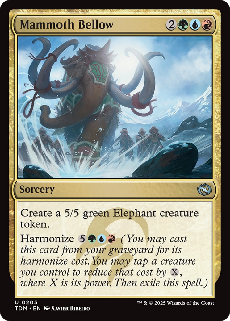 Mammoth Bellow [Tarkir: Dragonstorm] | Gam3 Escape