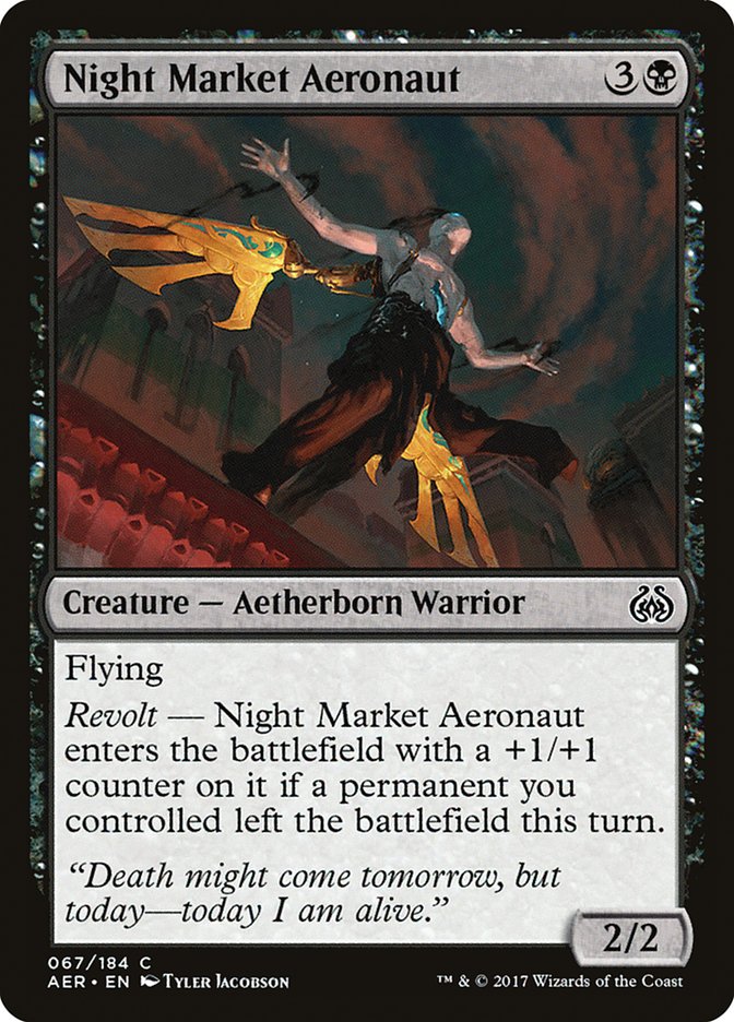 Night Market Aeronaut [Aether Revolt] | Gam3 Escape