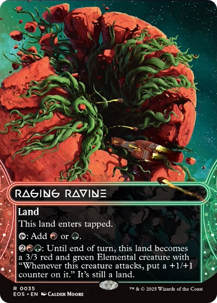 Raging Ravine (0035) (Borderless) [Edge of Eternities: Stellar Sights] | Gam3 Escape