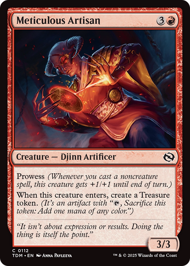 Meticulous Artisan [Tarkir: Dragonstorm] | Gam3 Escape