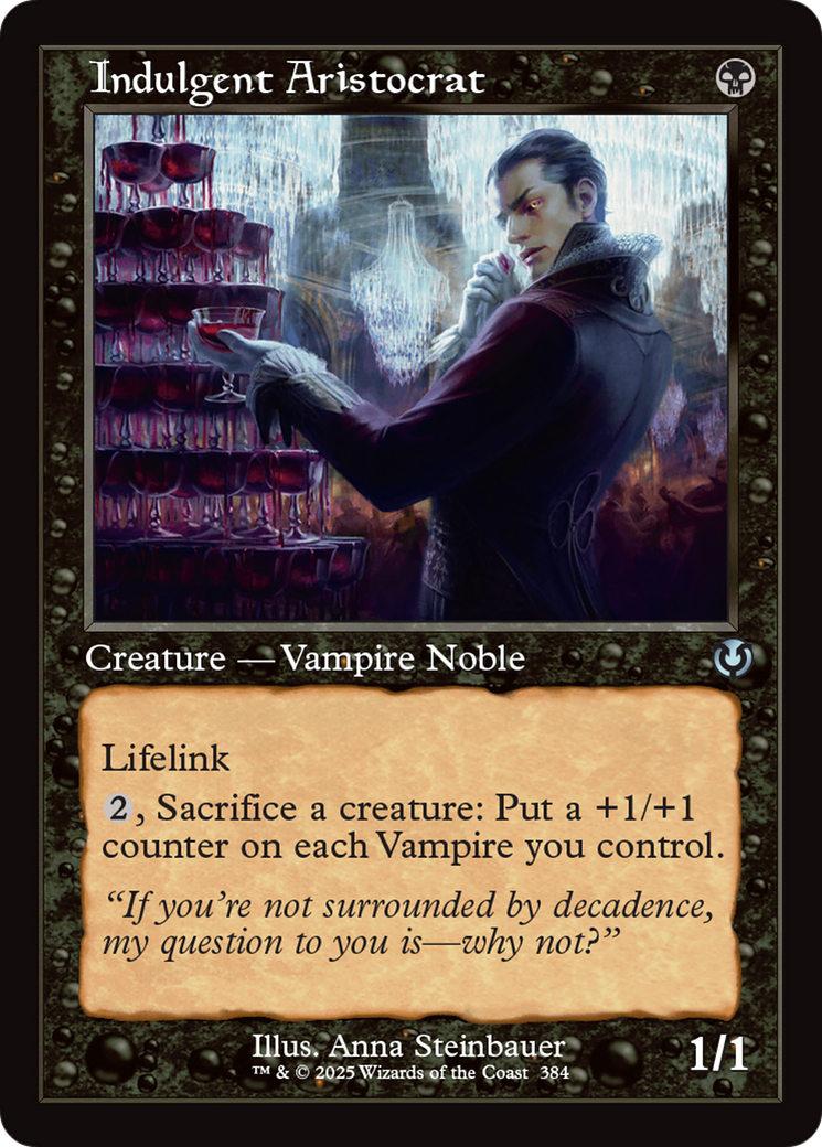 Indulgent Aristocrat (Retro Frame) [Innistrad Remastered] | Gam3 Escape