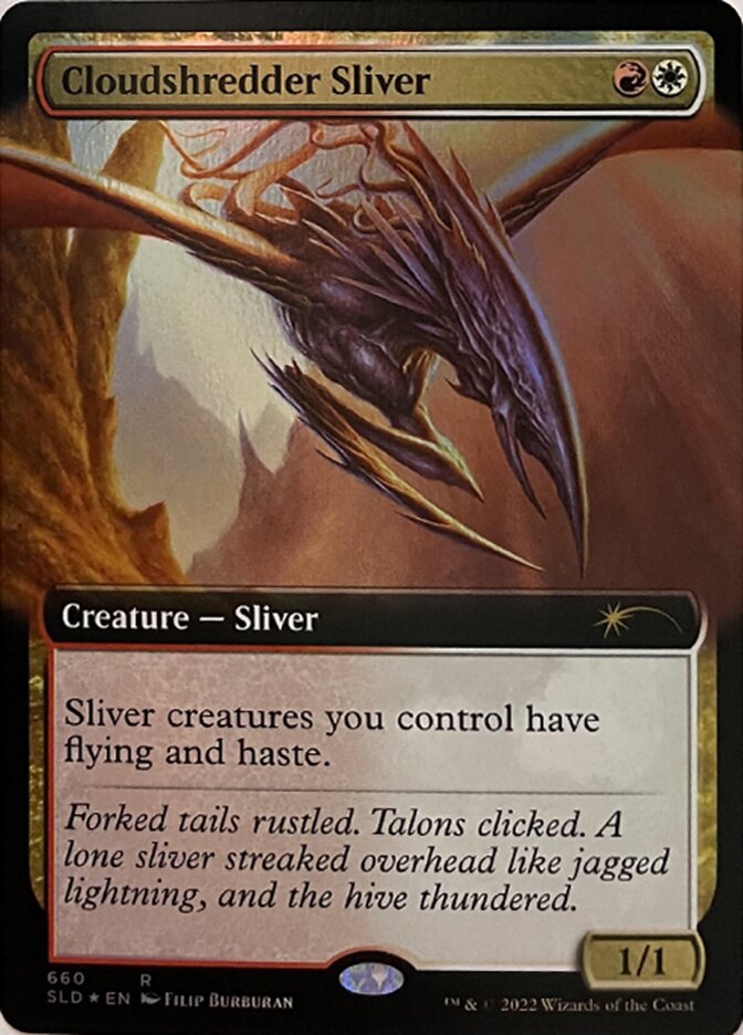 Cloudshredder Sliver (Extended Art) [Secret Lair Drop Promos] | Gam3 Escape