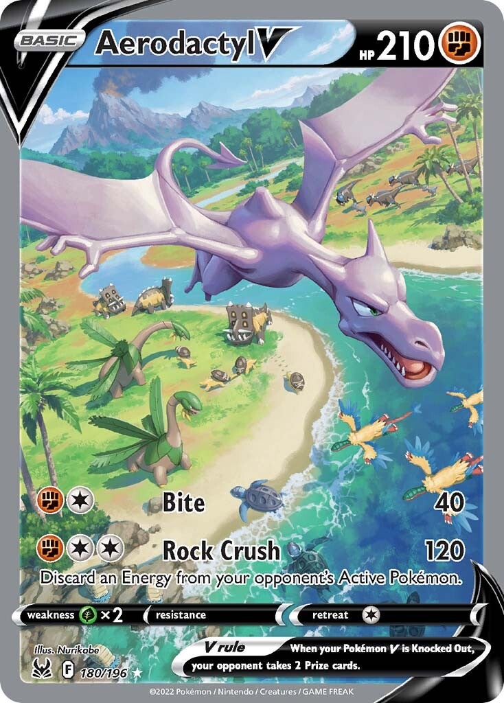 Aerodactyl V (180/196) [Sword & Shield: Lost Origin] | Gam3 Escape