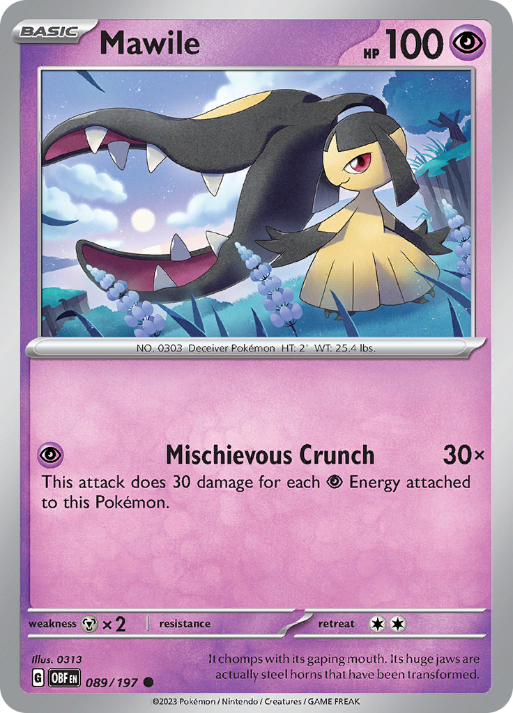 Mawile (089/197) [Scarlet & Violet: Obsidian Flames] | Gam3 Escape