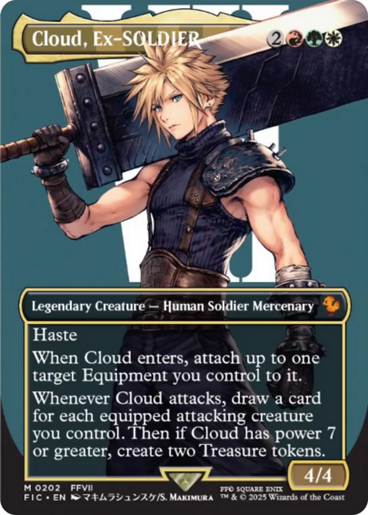 Cloud, Ex-SOLDIER (Borderless) [FINAL FANTASY Commander] | Gam3 Escape